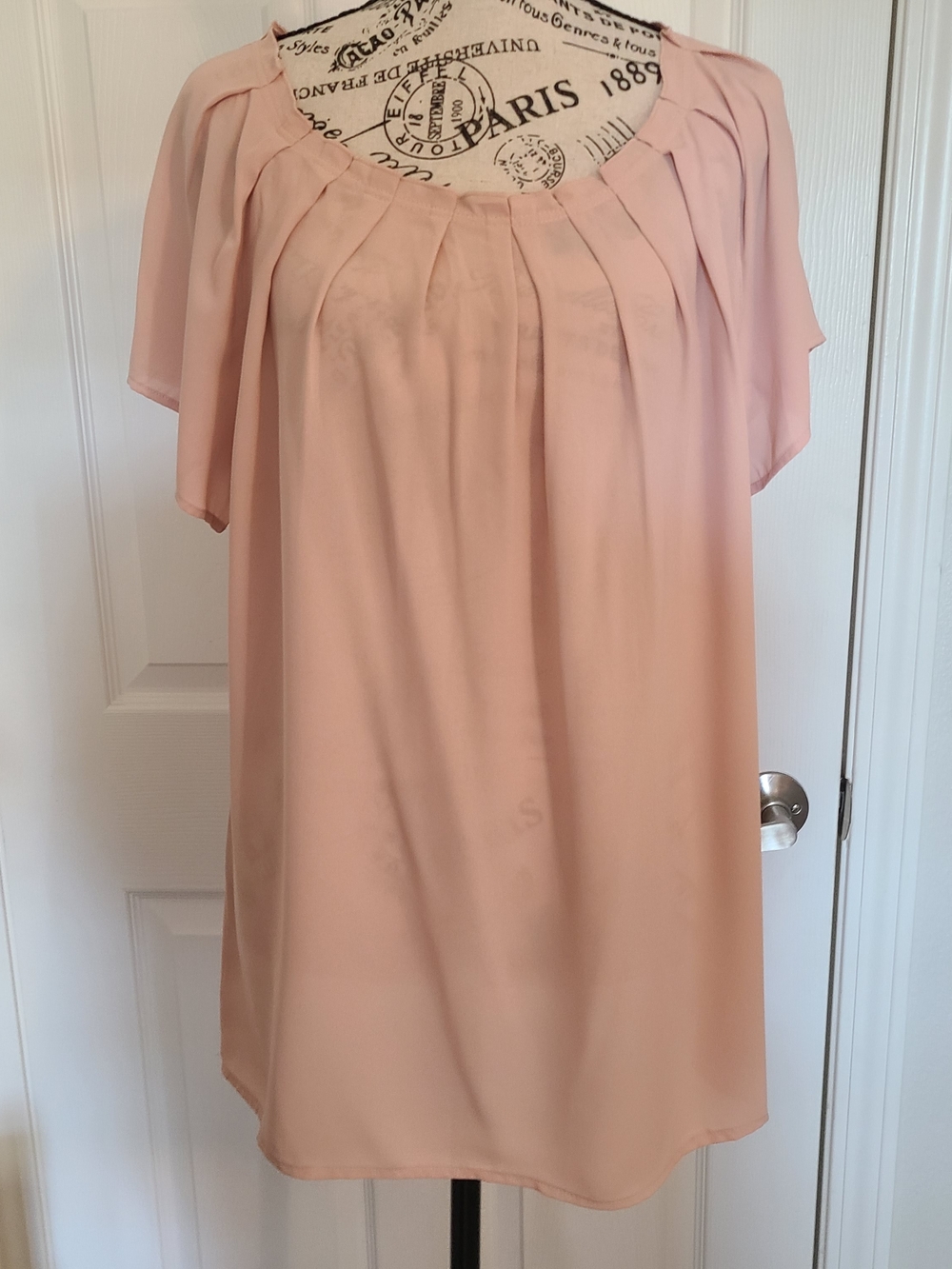 LOFT Blush Pink Viscose Blend Shell
